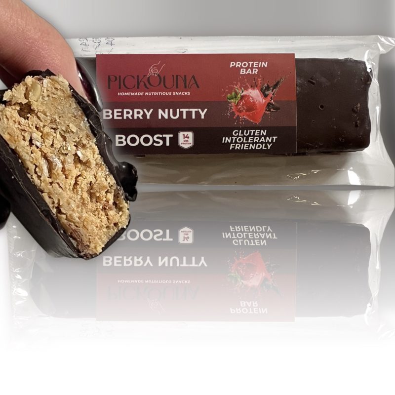 Berry Nutty Boost 14g Protein [Dark Chocolat] Protein Bar